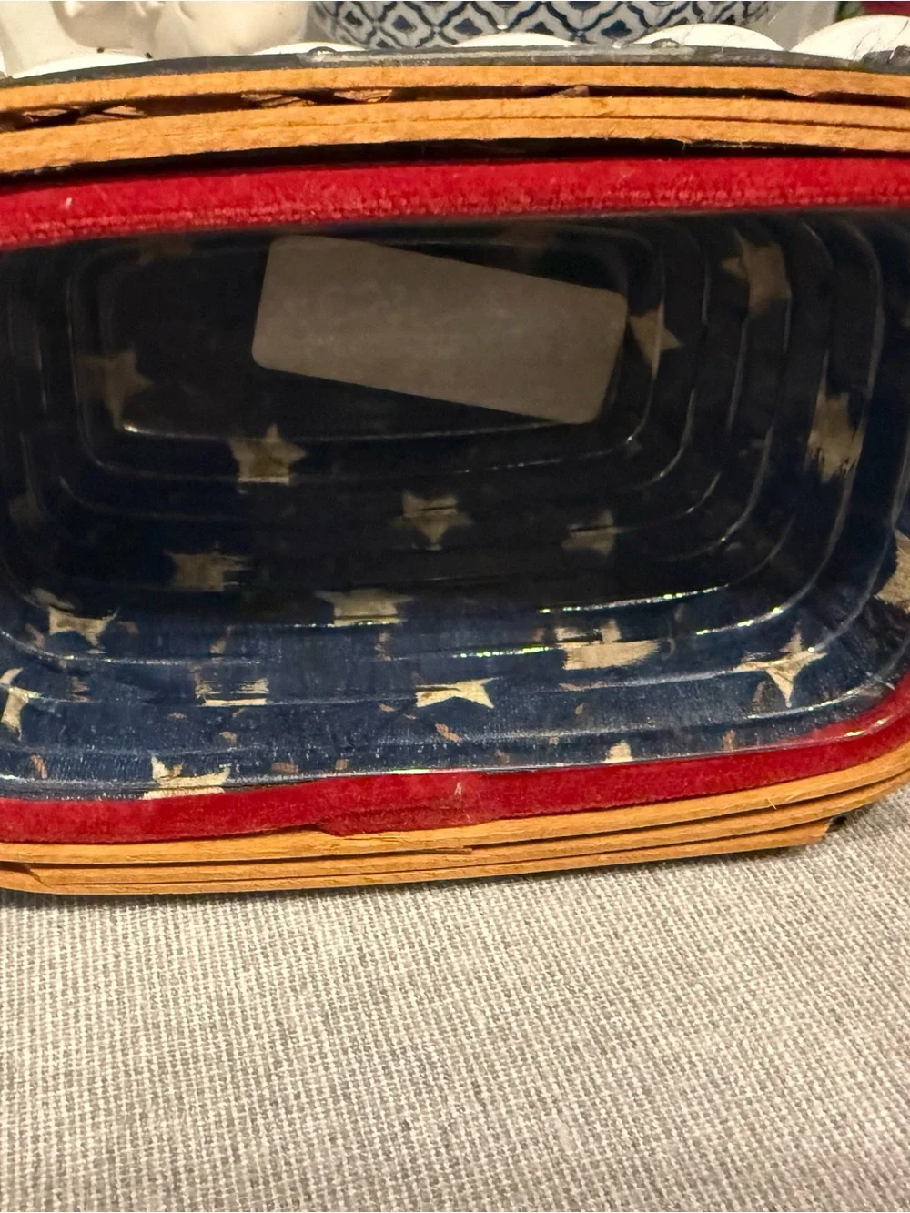 Longaberger Collectible 2001 Inaugural Basket